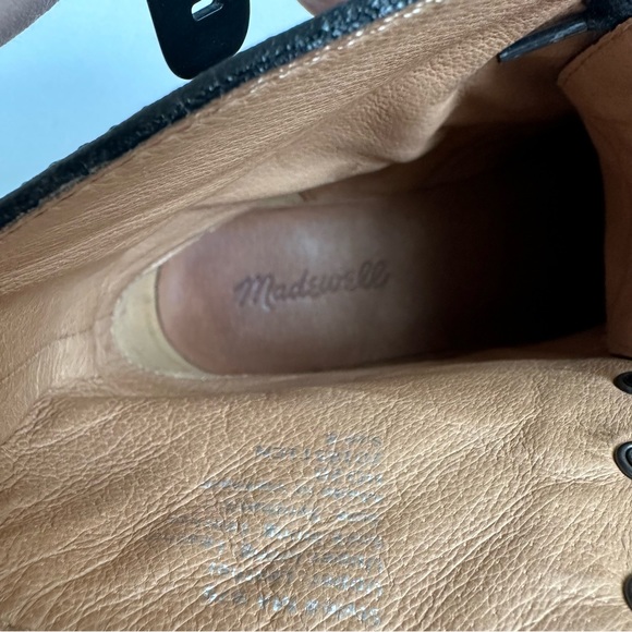 Madewell The Clair Lace-Up Boot in Black Leather 8 - Picture 13 of 15